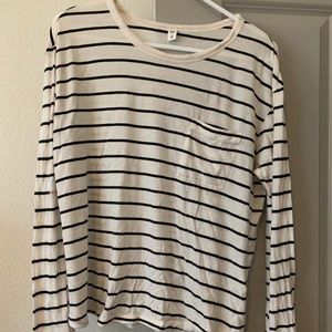 BP Striped Long Sleeve Tee